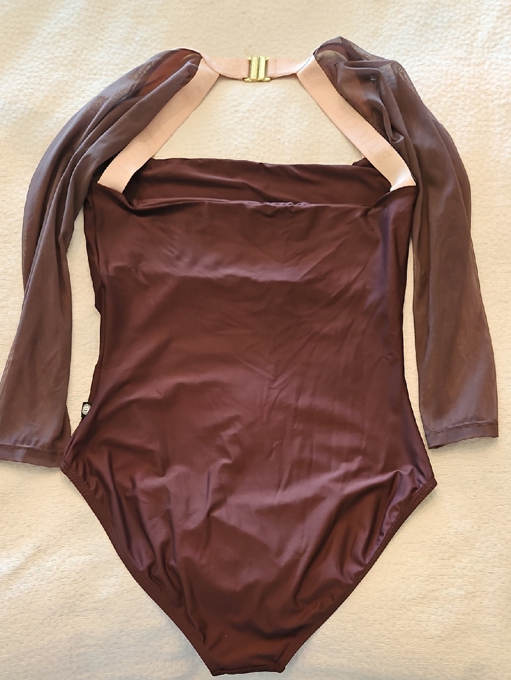 Bodile Saskia Leotard M/L Umber - Picture 3 of 6